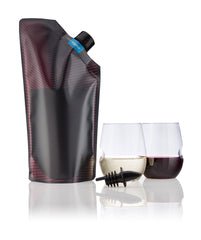 Wandervino Vintage Wine Flask Set